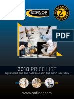 2018 Price List