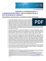 Reduction Des Emissions Dues A La Deforestation Et A La Degradation Des Forets