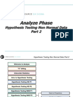 8 - Analyze - Hypothesis Testing Non Normal Data - P2