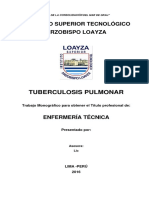 Enfermería - Tuberculosis Pulmonar Monografía