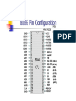 8086 Pin Configuration: MIN Mode Max Mode