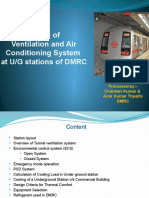 Design of Ventilation and Air Conditioning System at UG Stations of DMRC (PPT at ICTRAM) 05.10.2018 Final