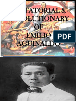 Dictatorial & Revolutionary OF Emilio Aguinaldo