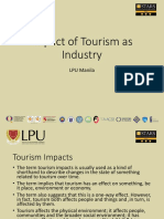 Topic 5 - Impact of Tourism As Industry