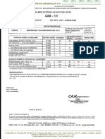 Certificado de Calidad Css-1h 160919