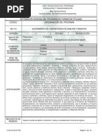 Programa Tecnico en Alistamiento de Laboratorios