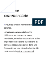 Balance Commerciale - Wikipédia