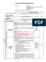 Ficha de Actividad 6 Insertar Tablas en Word 2016 Promae Ves Okas