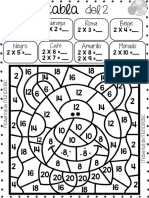 MuNDo ABC Tablas de Multiplicar para Colorear