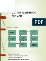 Botani Tumbuhan Rendah