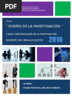 Diseño de La Investigacion