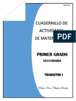 ALUMNO-CUADERNILLO DE ACTIVIDADES MATEMATICAS 1o