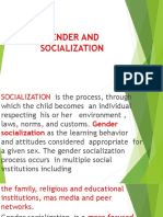 Gender and Socialization