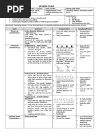 Lesson Plan: Date Time: Unit: Venue: Athletes: Equipment: Organization: Coaching Points: Session Goals For Athletes