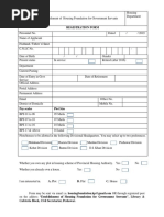 Registration Form For House or Plot PDF