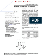 Lmx93-N, Lm2903-N Low-Power, Low-Offset Voltage, Dual Comparators