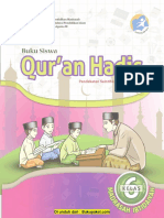 Buku Al-Qur'an Hadis Kelas 6