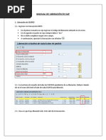 Manual de Liberación en Sap