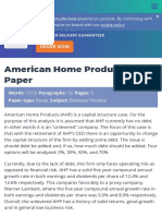 American Home Products Essay 