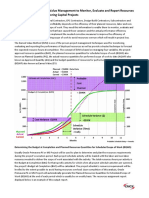 Article #110 Using Earned Value Management To Monitor, Evaluate and Report Resources Efficiency Involved in Delivering Capital Projects