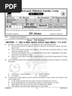 JEE Advance Mock 03 Afternoon QP