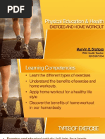 Physical Education & Health: Exercies and Homeworkout