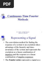 Continuous-Time Fourier Methods: M. J. Roberts - All Rights Reserved. Edited by Dr. Robert Akl