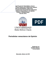 Periodistas Venezolanos de Opinión. 