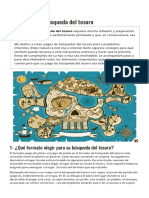 Organizar Una Búsqueda Del Tesoro PDF