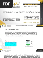 Presion de Vapor