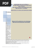 Manual de Procedimientos Del Programa Ampliado de Inmunizaciones Del Ecuador