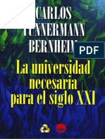 La Universidad Necesaria para El Siglo XXI