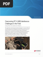 Overcoming RF & MW Interference Challenges in The Field: Using Real-Time Spectrum Analysis