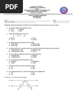 Directions: Read Each Statement Carefully and Write The Letter of Your Choice in Your Answer Sheet