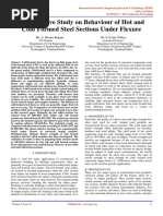 Comparative Study On Behaviour of Hot and Cold Formed Steel Sections Under Flexure IJERTCONV5IS13158