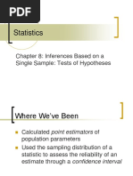 Chapter 8 Statistics