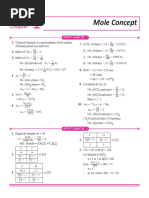 1-Mole Concept PDF