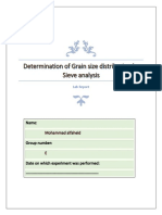 Sieve Analysis