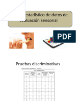 Estadistica No Parametrica en Analisis Sensorial de Alimentos