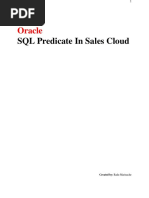 SQL Predicate