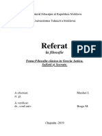 Referat La Filosofie