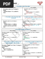 Aide Memoire en Programmation 4SCX