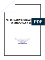 W. D. Gann'S Grave Site in Brooklyn N.Y.: This Ebook Is Not To Be Sold