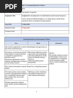 CRP - Assignment 1 Brief