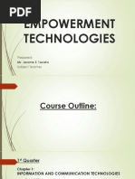 Empowerment Technologies: Prepared: Subject Teacher