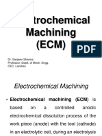 Electrochemical Machining (ECM)