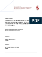 Importance of Rightsizing of Positions in The Government and How It Will Contribute To The Work Efficiency of Personnel