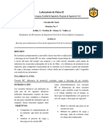 Circuito RC Carga y Descarga Informe