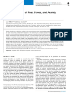 Neurocircuitry of Fear Stress and Anxiety