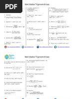 Identidades Trigonométricas Problemas Propuestos PDF